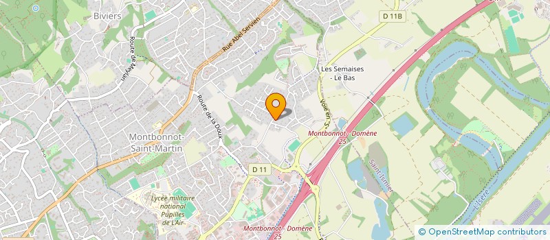 localisation de l'entreprise SCI DU MOULIN  MONTBONNOT-SAINT-MARTIN