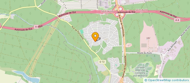 localisation de l'entreprise SCI DU MOULIN  SAINT-AVOLD