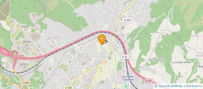 localisation de l'entreprise SCI DU MOULIN  LA CIOTAT