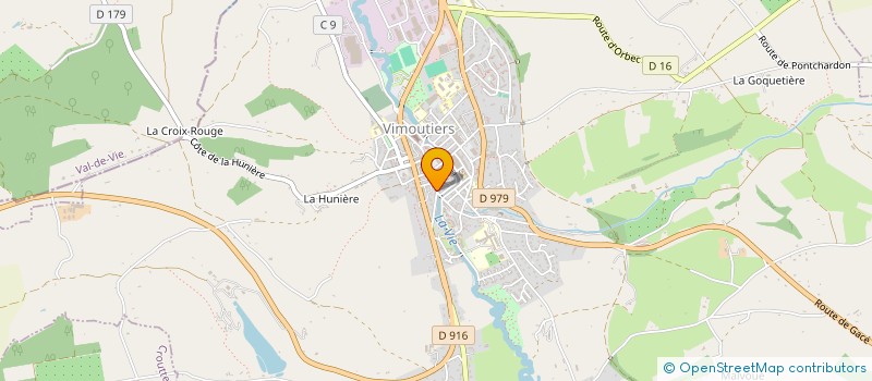 localisation de l'entreprise SCI DU MOULIN à VIMOUTIERS