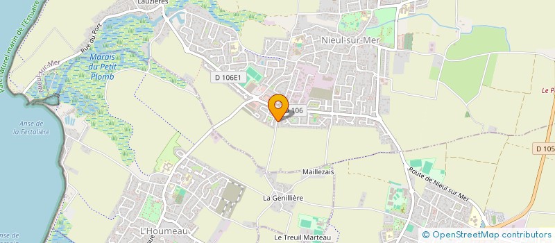 localisation de l'entreprise SCI DU MOULIN  NIEUL-SUR-MER