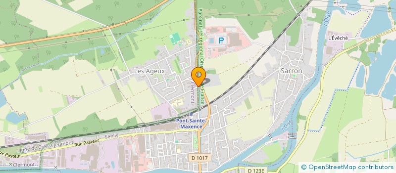 localisation de l'entreprise SCI DU MOULIN  PONT-SAINTE-MAXENCE