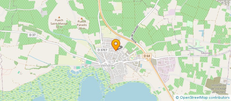 localisation de l'entreprise SCI DU MOULIN  VENDRES