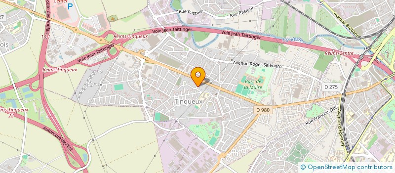 localisation de l'entreprise SCI DU MOULIN  TINQUEUX