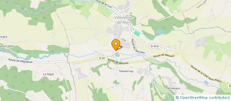 localisation de l'entreprise SCI DU MOULIN  MOIDIEU-DETOURBE