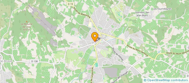 localisation de l'entreprise SCI DU MOULIN  BEDOIN