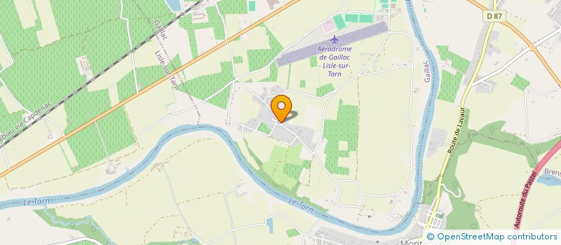 localisation de l'entreprise SCI DU MOULIN  GAILLAC