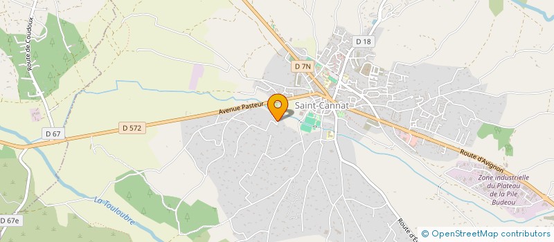 localisation de l'entreprise SCI DU MOULIN  SAINT-CANNAT