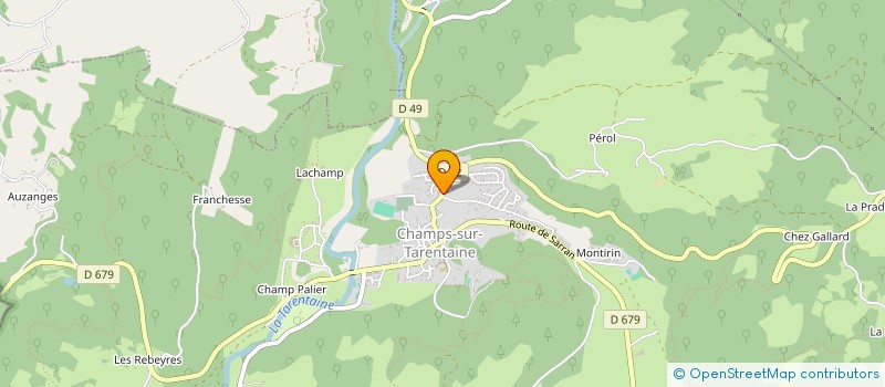 localisation de l'entreprise SCI DU MOULIN à CHAMPS-SUR-TARENTAINE-MARCHAL