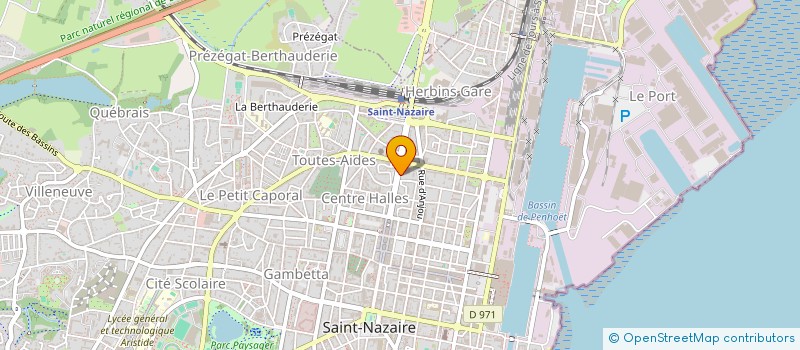 localisation de l'entreprise SCI DU MOULIN  SAINT-NAZAIRE