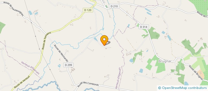 localisation de l'entreprise SCI DU MOULIN  COULX