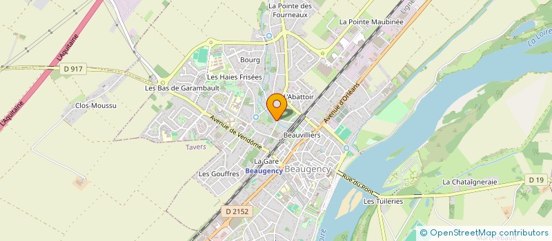localisation de l'entreprise SCI DU MOULIN  BEAUGENCY