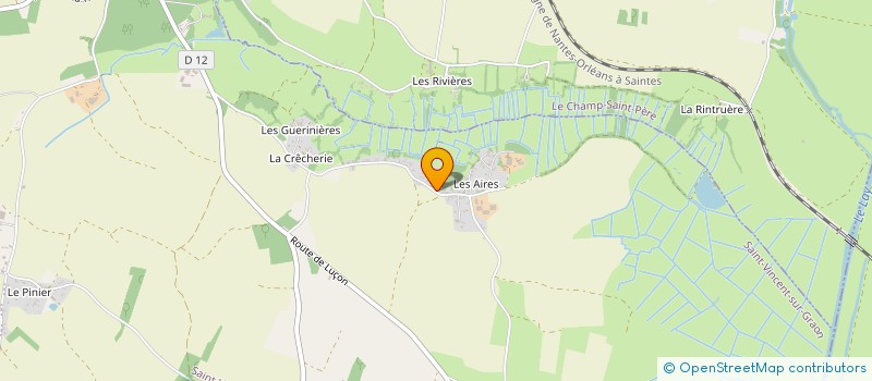 localisation de l'entreprise SCI DU MOULIN  SAINT-VINCENT-SUR-GRAON