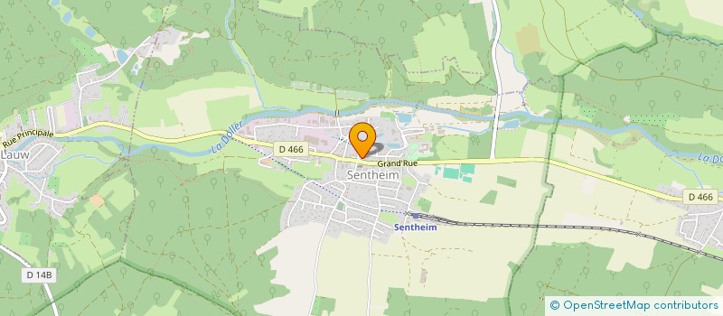 localisation de l'entreprise SCI DU MOULIN  SENTHEIM