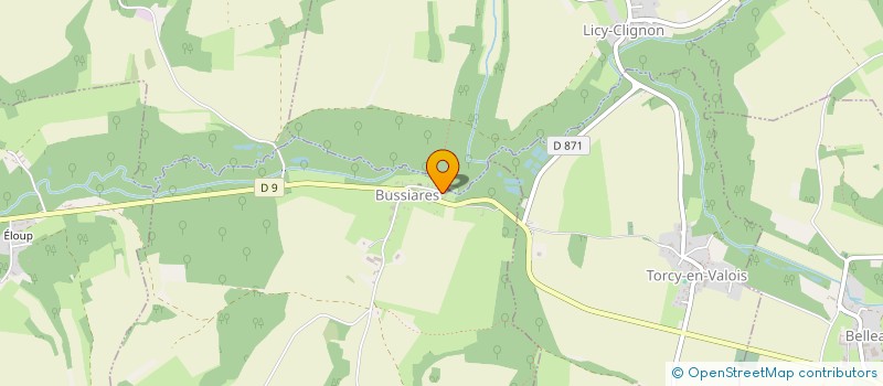 localisation de l'entreprise SCI DU MOULIN  BUSSIARES