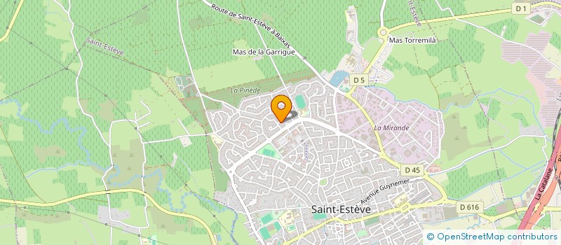 localisation de l'entreprise SCI DU MOULIN  SAINT-ESTEVE