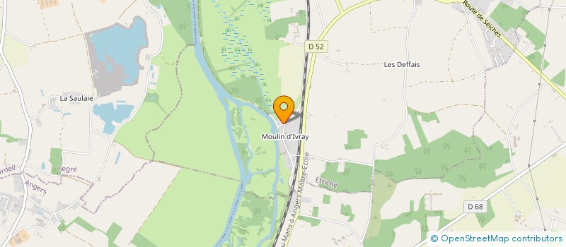 localisation de l'entreprise SCI DU MOULIN  ETRICHE