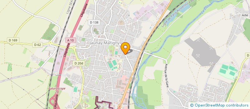 localisation de l'entreprise SCI DU MOULIN  JAUNAY-MARIGNY