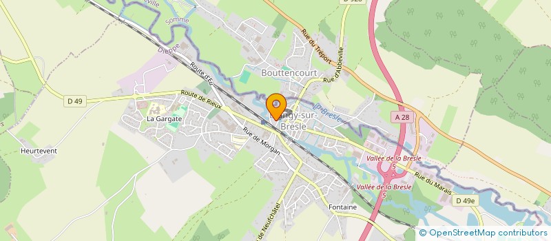 localisation de l'entreprise SCI DU MOULIN à BLANGY-SUR-BRESLE