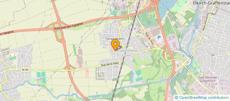 localisation de l'entreprise SCI DU MOULIN  GEISPOLSHEIM