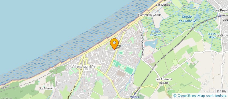 localisation de l'entreprise SCI DU MOULIN  VILLERS-SUR-MER