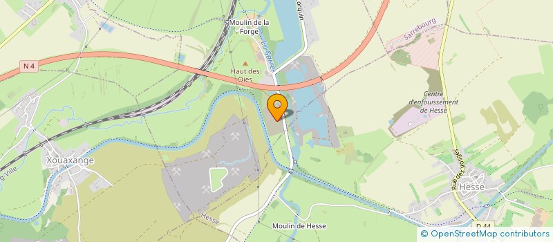 localisation de l'entreprise SCI DU MOULIN  IMLING