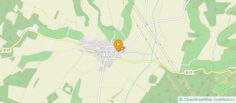 localisation de l'entreprise SCI DU MOULIN  BAGNEUX-LA-FOSSE