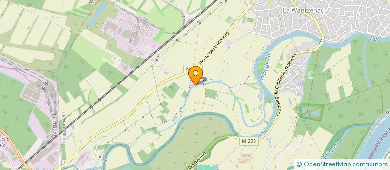 localisation de l'entreprise SCI DU MOULIN  LA WANTZENAU