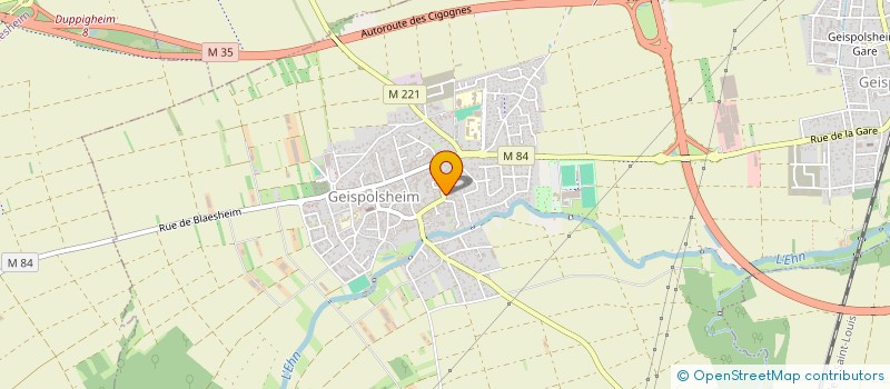 localisation de l'entreprise SCI DU MOULIN  GEISPOLSHEIM