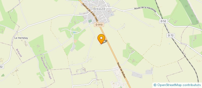 localisation de l'entreprise SCI DU MOULIN  BREAUTE