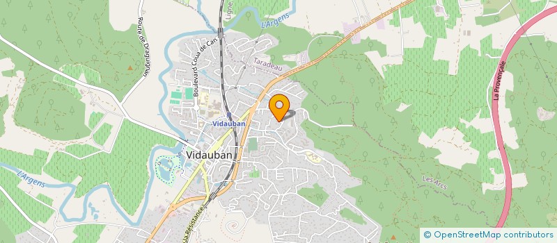 localisation de l'entreprise SCI DU MOULIN  VIDAUBAN