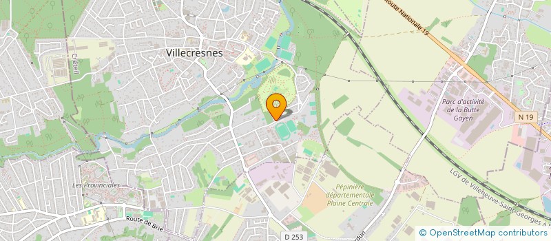 localisation de l'entreprise SCI DU MOULIN  VILLECRESNES