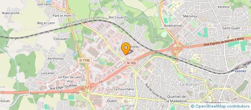 localisation de l'entreprise SCI DU MOULIN à VANNES