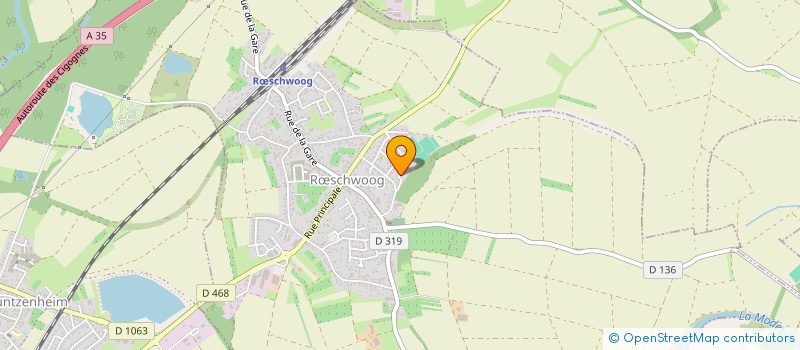 localisation de l'entreprise SCI DU MOULIN  RSCHWOOG