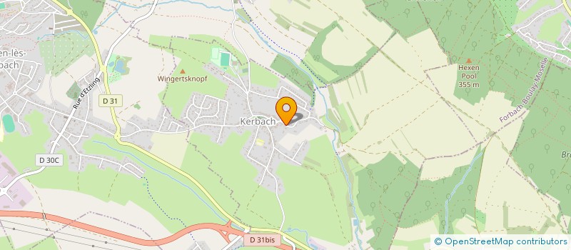 localisation de l'entreprise SCI DU MOULIN  BOUSBACH