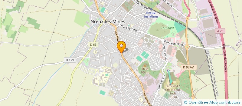 localisation de l'entreprise SCI DU MOULIN  NUX-LES-MINES