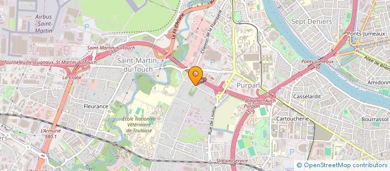 localisation de l'entreprise SCI DU MOULIN  TOULOUSE