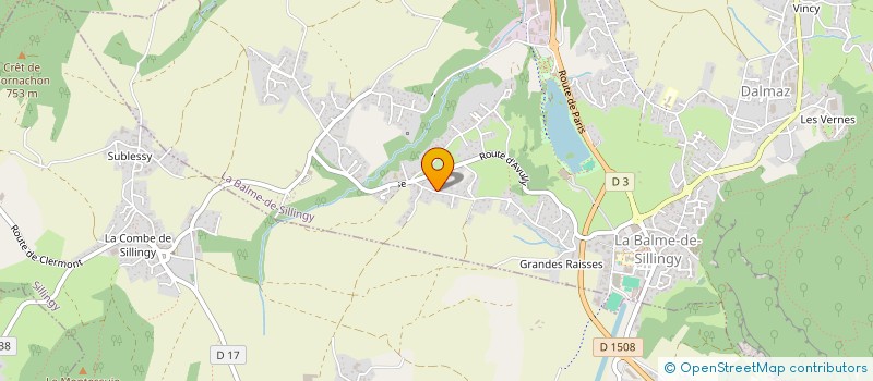 localisation de l'entreprise SCI DU MOULIN  LA BALME-DE-SILLINGY