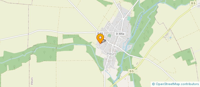 localisation de l'entreprise SCI DU MOULIN à PLEURS