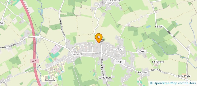 localisation de l'entreprise SCI DU MOULIN  GENECH