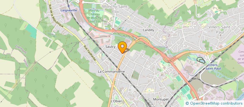 localisation de l'entreprise SCI DU MOULIN A COQUILLES  NOGENT-SUR-OISE