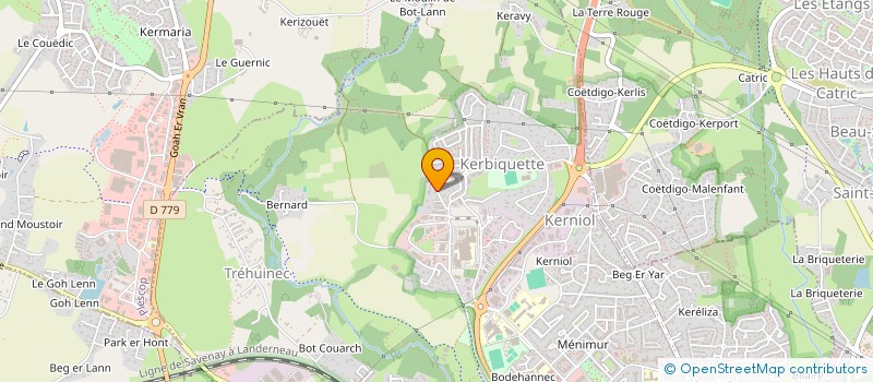 localisation de l'entreprise SCI DU MOULIN A EAU  VANNES