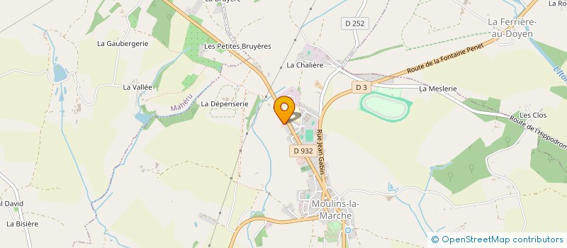 localisation de l'entreprise SCI DU MOULIN A SEL à MOULINS-LA-MARCHE
