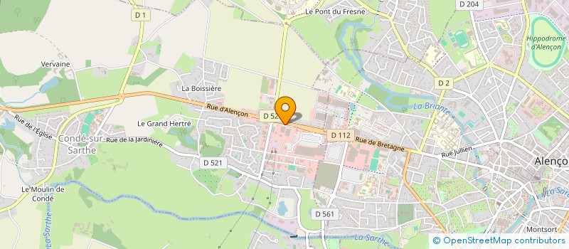 localisation de l'entreprise SCI DU MOULIN A VENT à CONDE-SUR-SARTHE