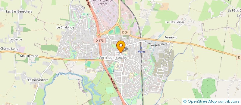 localisation de l'entreprise SCI DU MOULIN A VENT  VERN-SUR-SEICHE