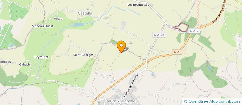 localisation de l'entreprise SCI DU MOULIN A VENT  LA CROIX-BLANCHE