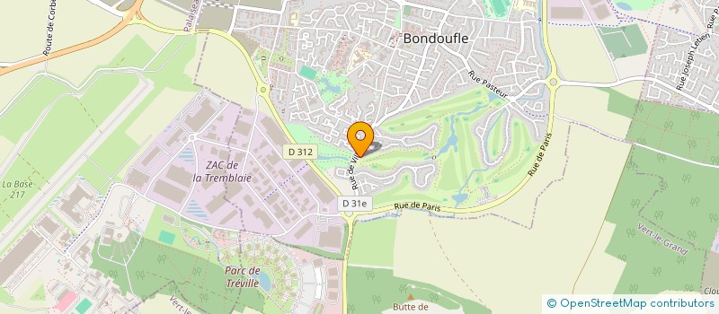 localisation de l'entreprise SCI DU MOULIN A VENT à BONDOUFLE