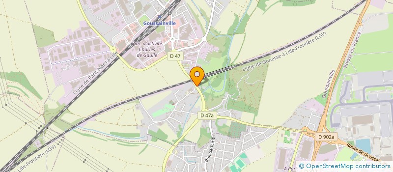 localisation de l'entreprise SCI DU MOULIN A VENT à GOUSSAINVILLE