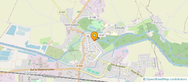 localisation de l'entreprise SCI DU MOULIN A VENT à HAM