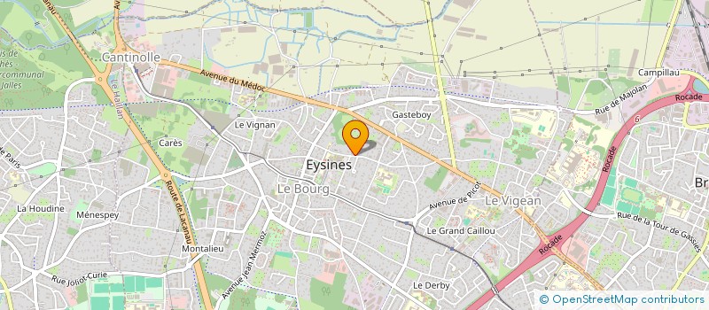 localisation de l'entreprise SCI DU MOULIN A VENT  EYSINES